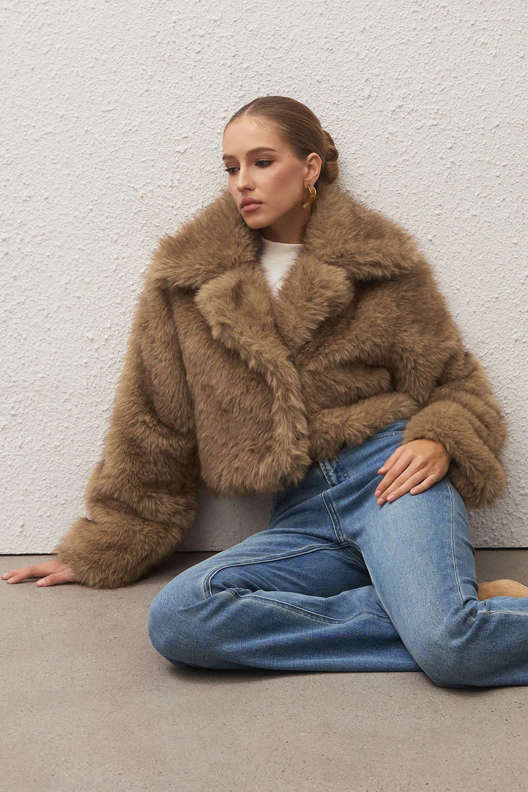 Faux Fur Short Coat sold by Micas product image thumbnail 5