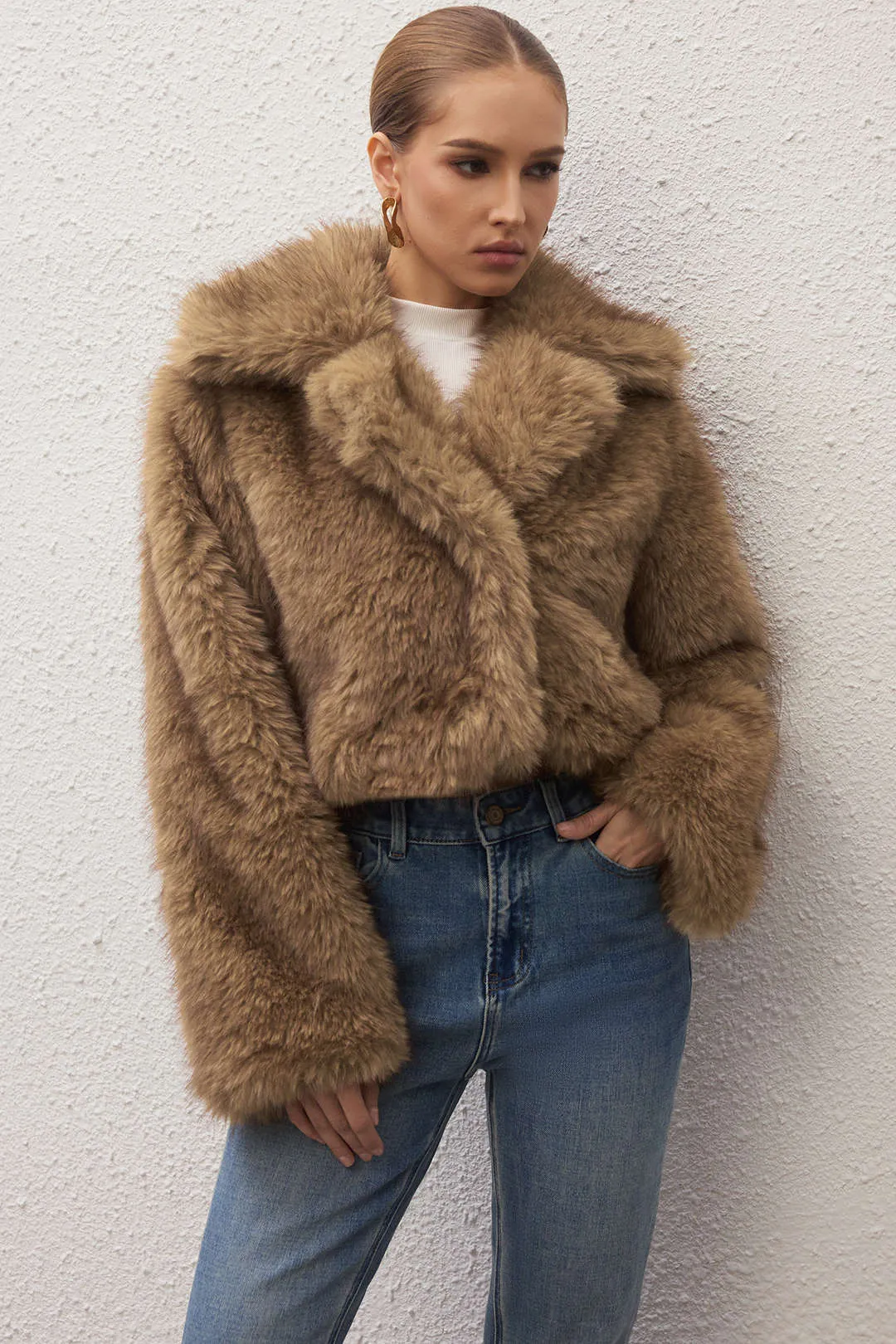 Faux Fur Short Coat sold by Micas product image thumbnail 2