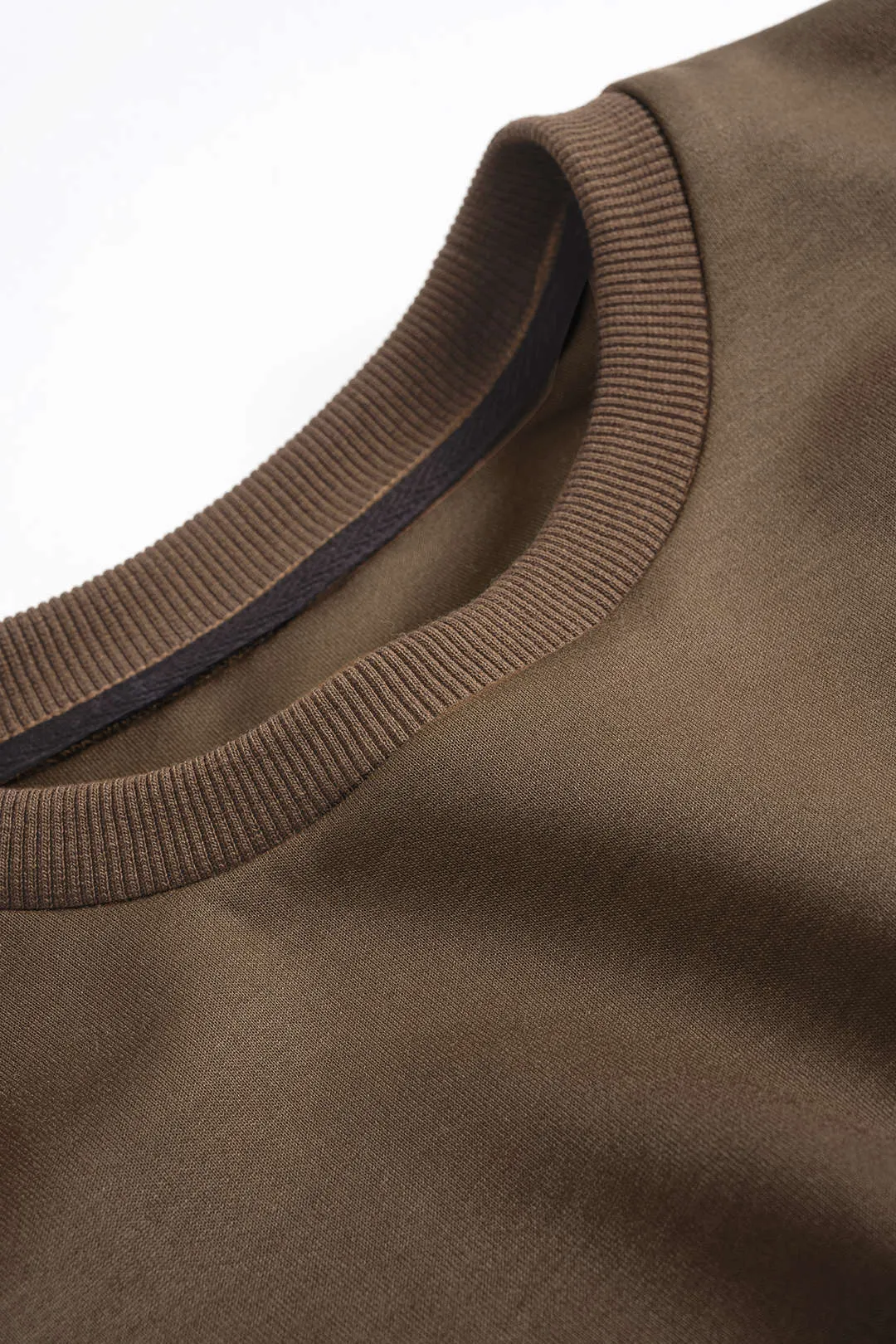 Contrast Asymmetrical Round Neck Sweatshirt sold by Micas product image thumbnail 3