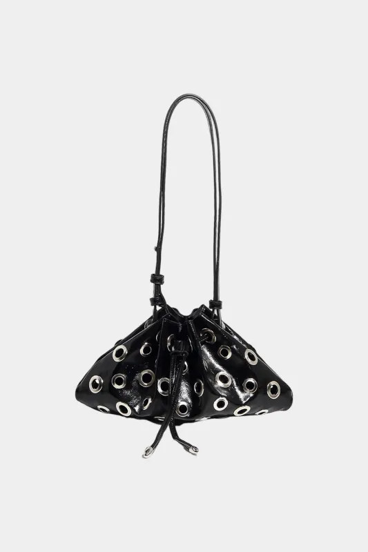 Rivet Hollow Detail Drawstring Tote Bag sold by Micas