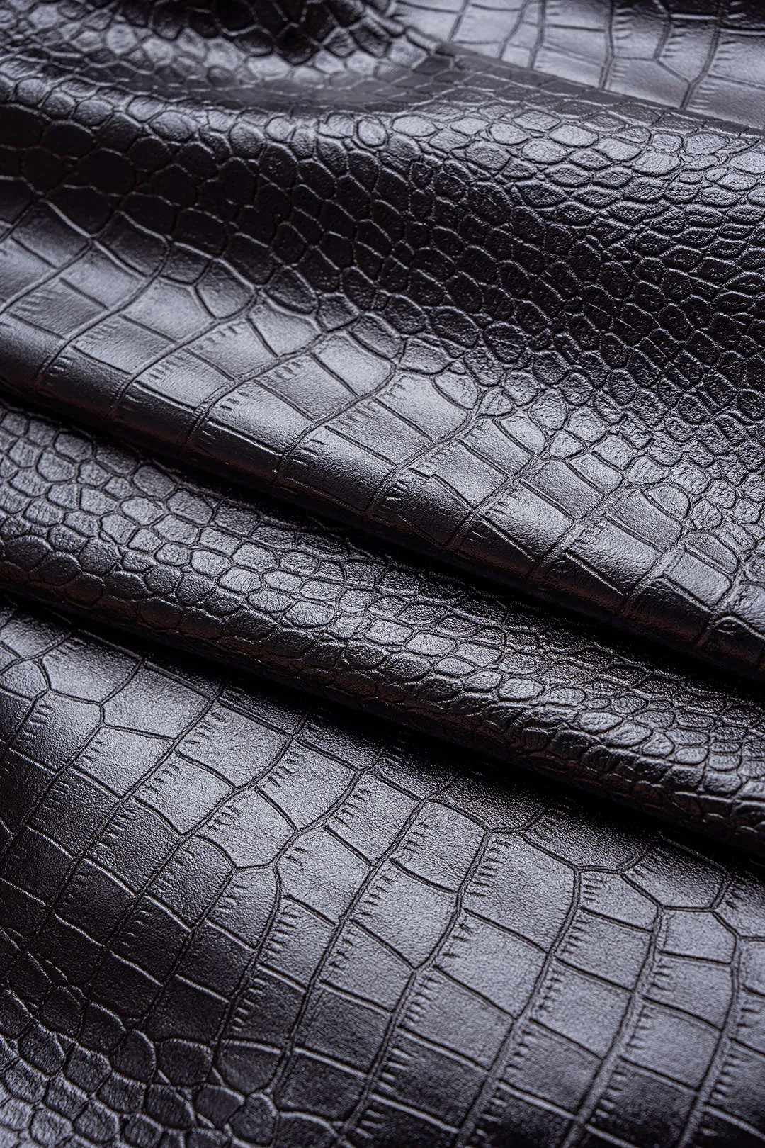 Crocodile Print Faux Leather V-Neck Pocket Jakcet sold by Micas product image thumbnail 5