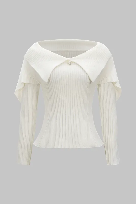 Knit Ribbed Long-Sleeve Top sold by Micas