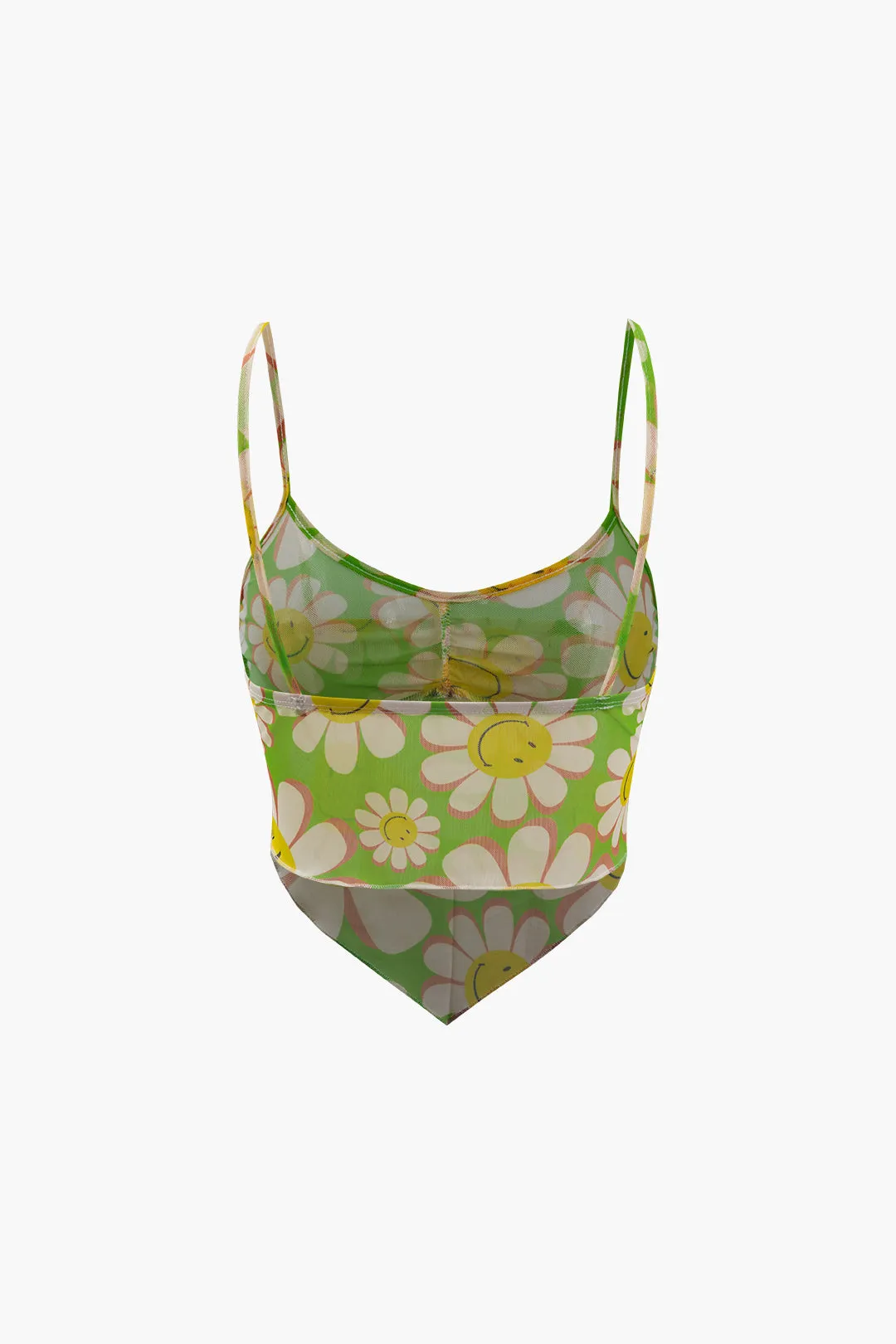 Cartoon Floral Print Cami Top And Slip Skirt Set sold by Micas product image thumbnail 3