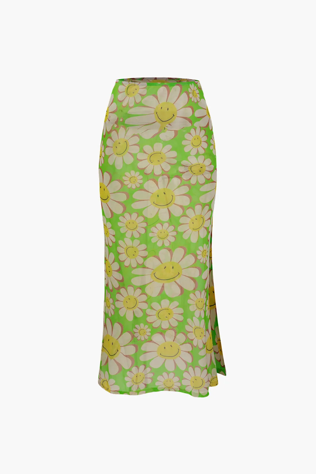 Cartoon Floral Print Cami Top And Slip Skirt Set sold by Micas product image thumbnail 4