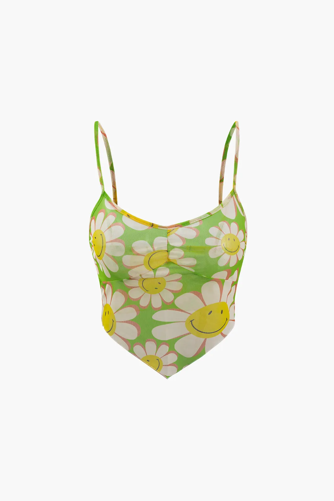 Cartoon Floral Print Cami Top And Slip Skirt Set sold by Micas product image thumbnail 2