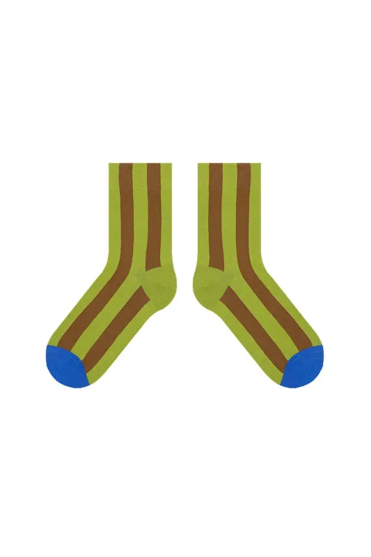 Stripes Contrast Print Socks sold by Micas