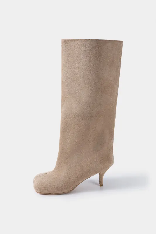 Suede High Heels Knee High Boots sold by Micas
