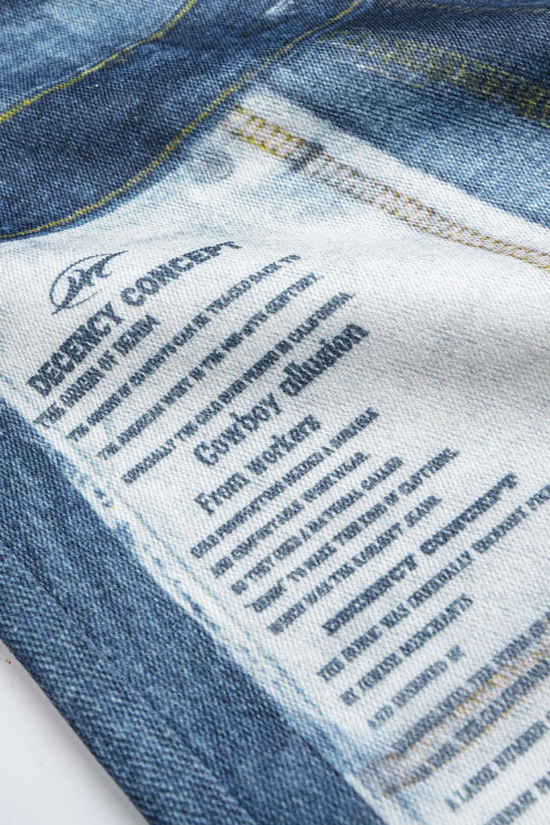 Plus Size Abstract Print Pocket Zipper Jeans sold by Micas product image thumbnail 5