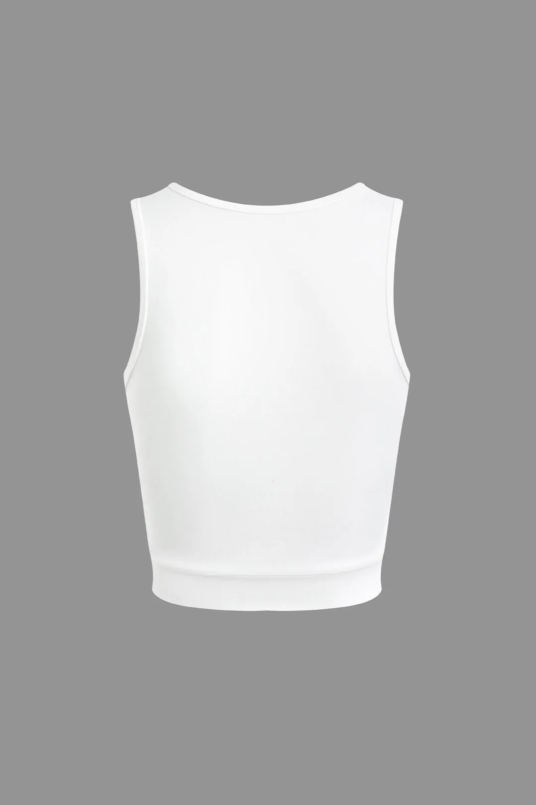 Lace Trim Hollow Out Sleeveless Top And Skirt Set sold by Micas product image thumbnail 3