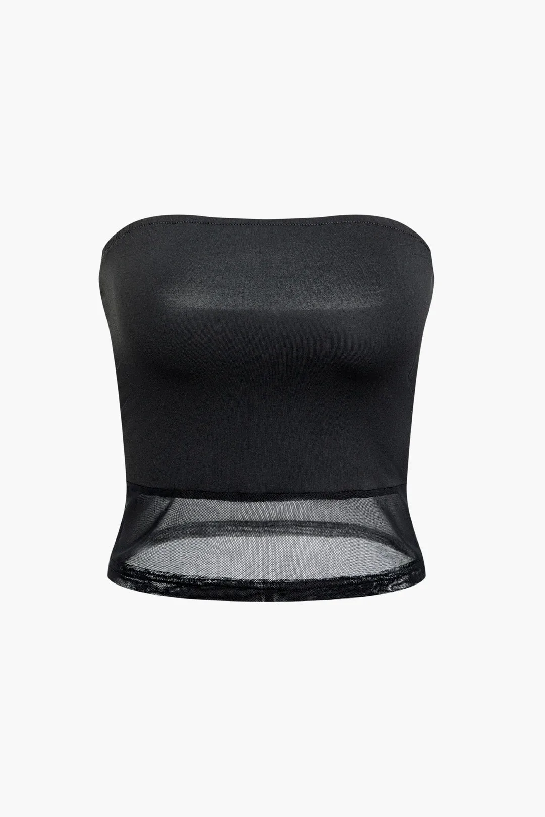 Mesh Hollow Out Tube Top And Skirt Set sold by Micas product image thumbnail 2