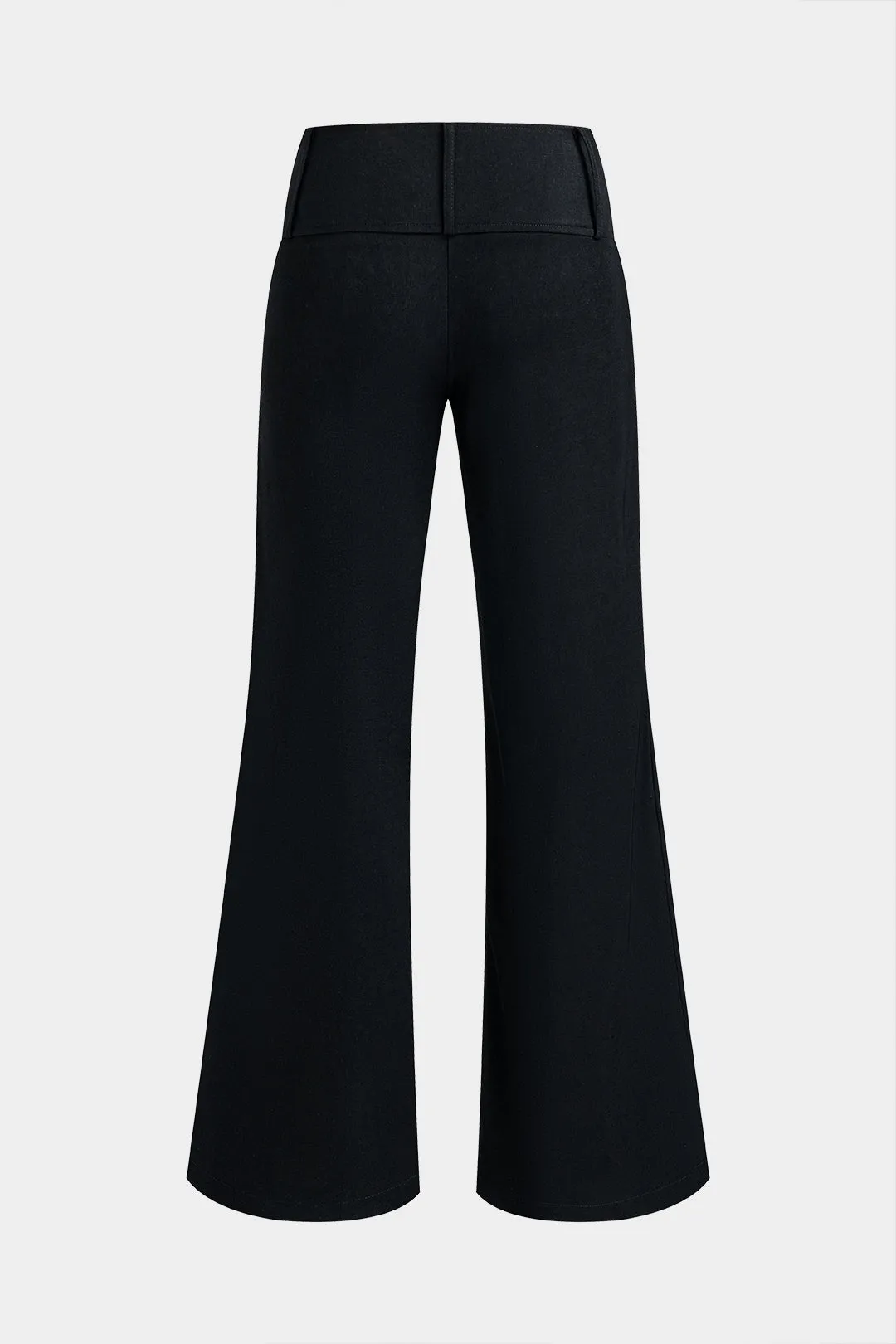 Solid High Waist Flared Pants sold by Micas product image thumbnail 2