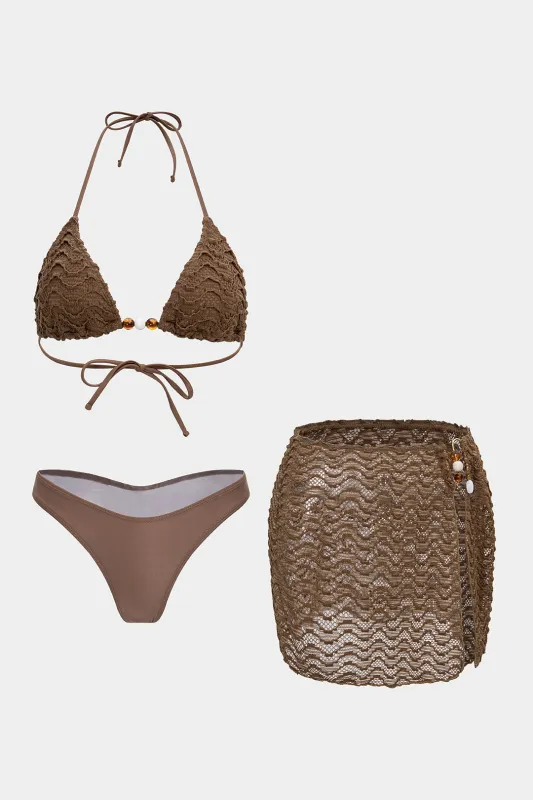 Strappy Tie Bikini Set sold by Micas