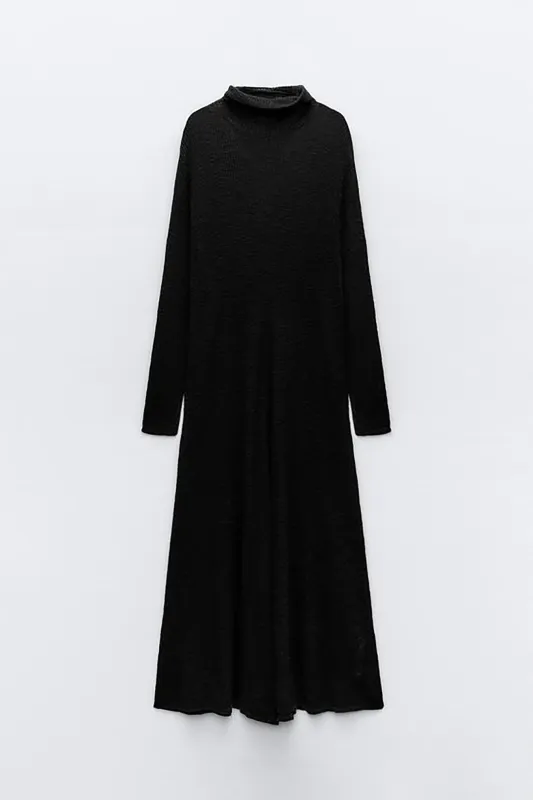 Mock Neck Long Sleeve Maxi Dress sold by Micas