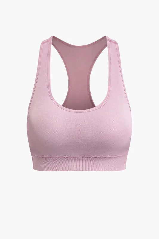 Crossed Backless Sports Bra sold by Micas