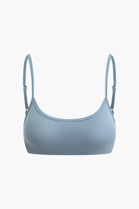 Solid Backless Sports Bra sold by Micas