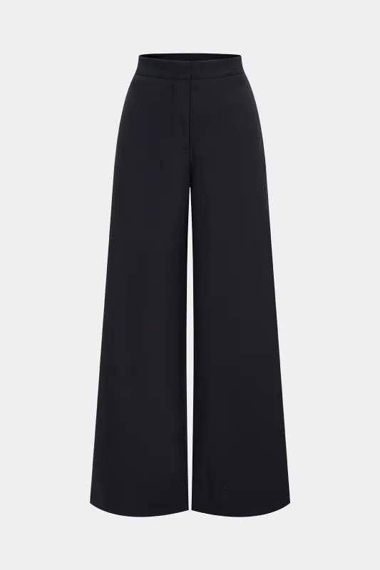 Solid Straight Leg Pants sold by Micas