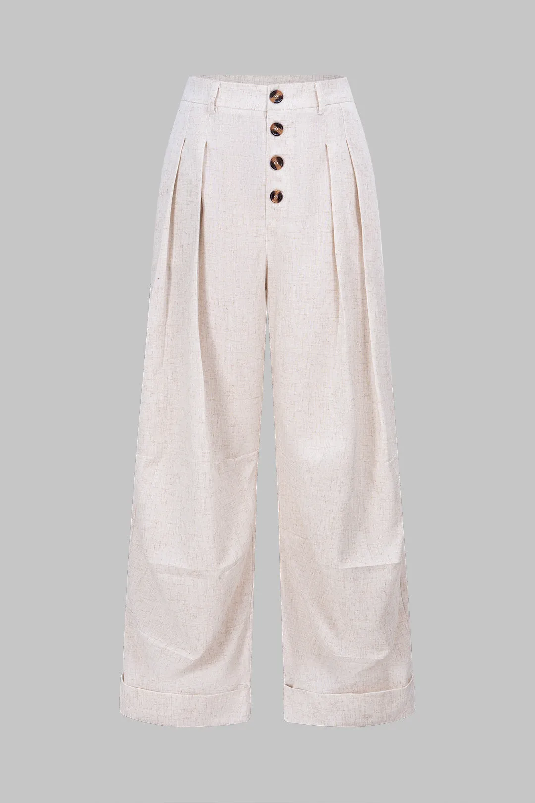 Linen Pleated Pants sold by Micas