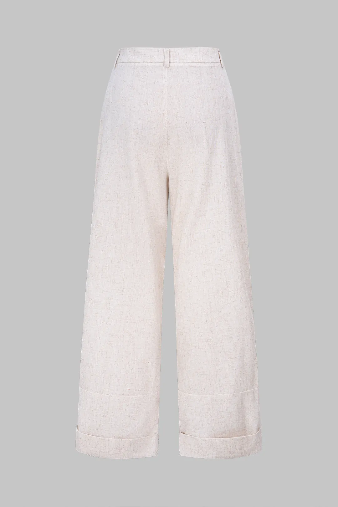 Linen Pleated Pants sold by Micas product image thumbnail 2