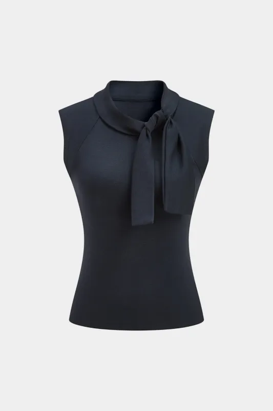Solid Knotted Tank Top made by Micas