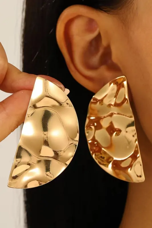 Metal Geometric Earrings sold by Micas