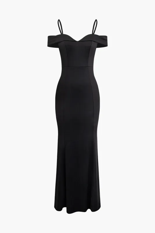 Solid Sleeveless Maxi Dress made by Micas