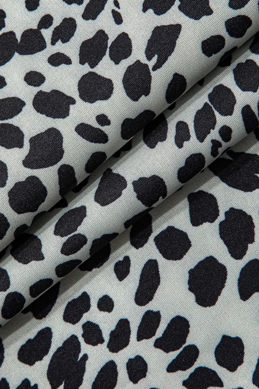 Leopard Print Ruched Drawstring Straight Leg Pants sold by Micas product image thumbnail 3