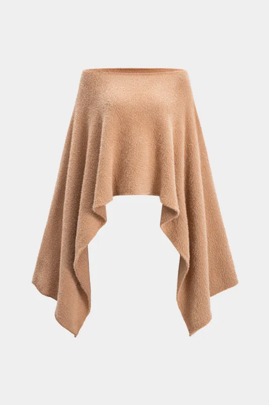 Knit Draped Off Shoulder Long-Sleeve Top sold by Micas