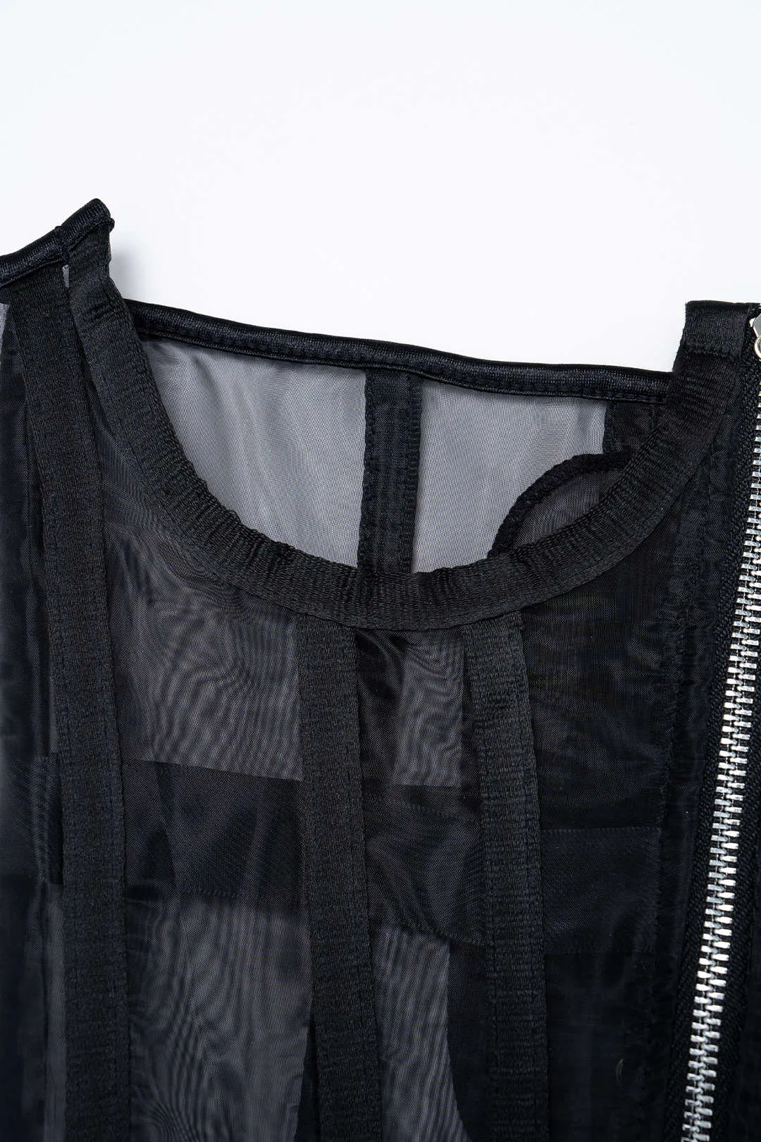 Lace-Up Zipper Waist Corset sold by Micas product image thumbnail 3