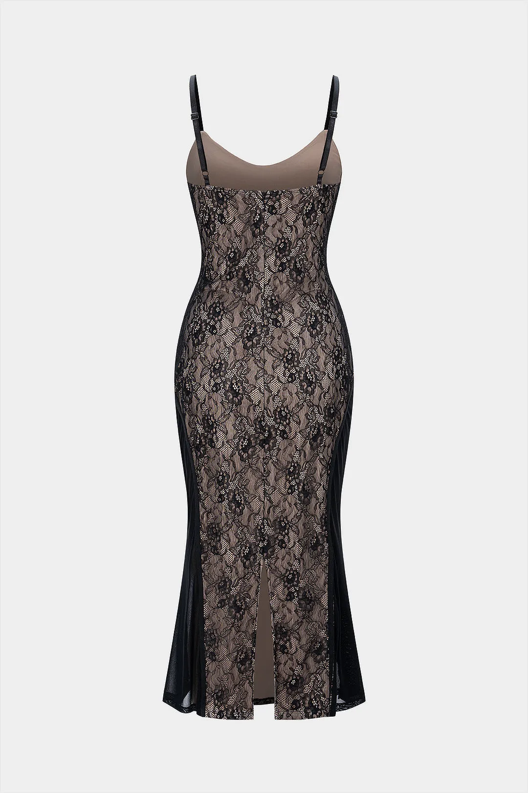 Lace Patchwork Sleeveless Midi Dress sold by Micas product image thumbnail 2