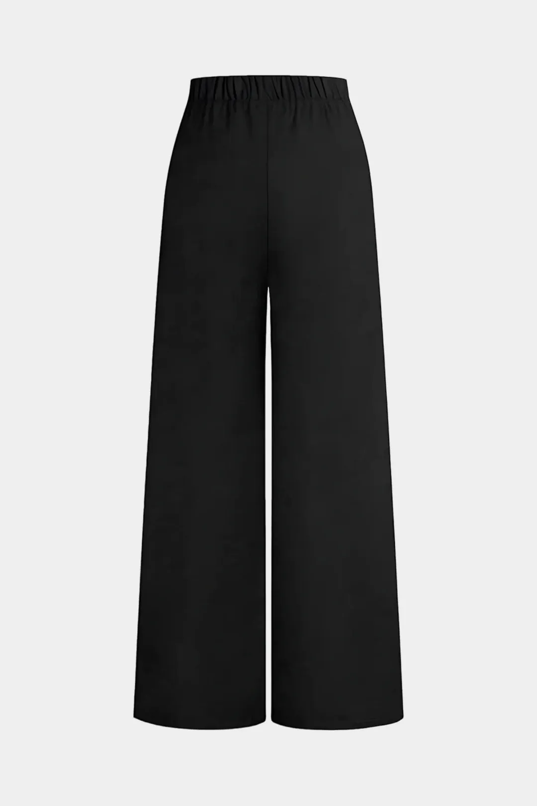 Solid Belted Wide-Leg Pants sold by Micas product image thumbnail 2