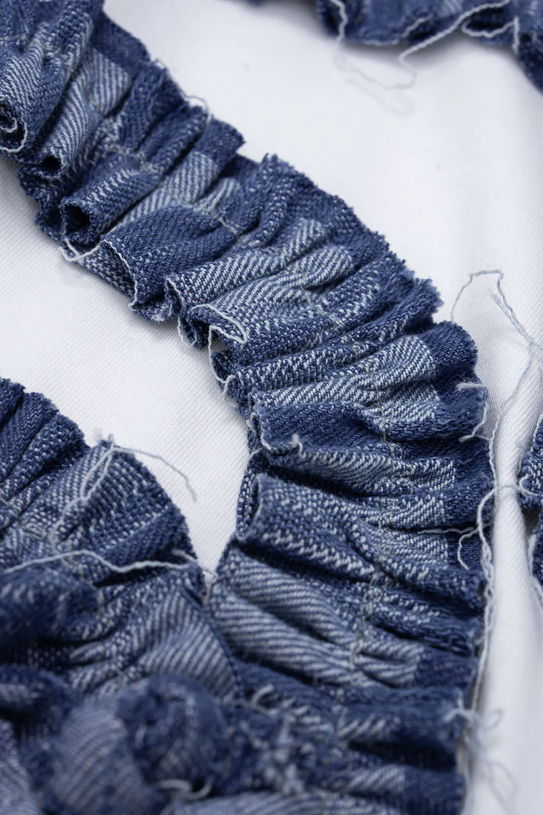 Asymmetrical Patchwork Short Sleeve T-Shirt sold by Micas product image thumbnail 3