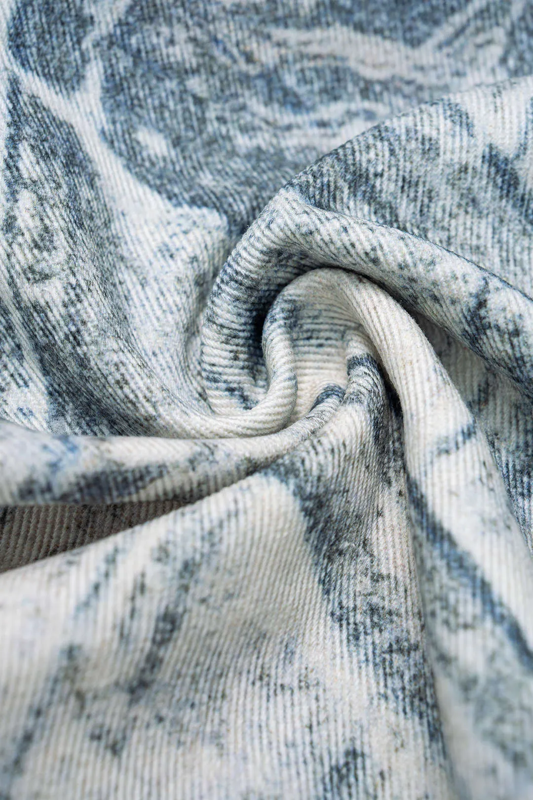 Denim Retro Print Wide Leg Jeans sold by Micas product image thumbnail 4