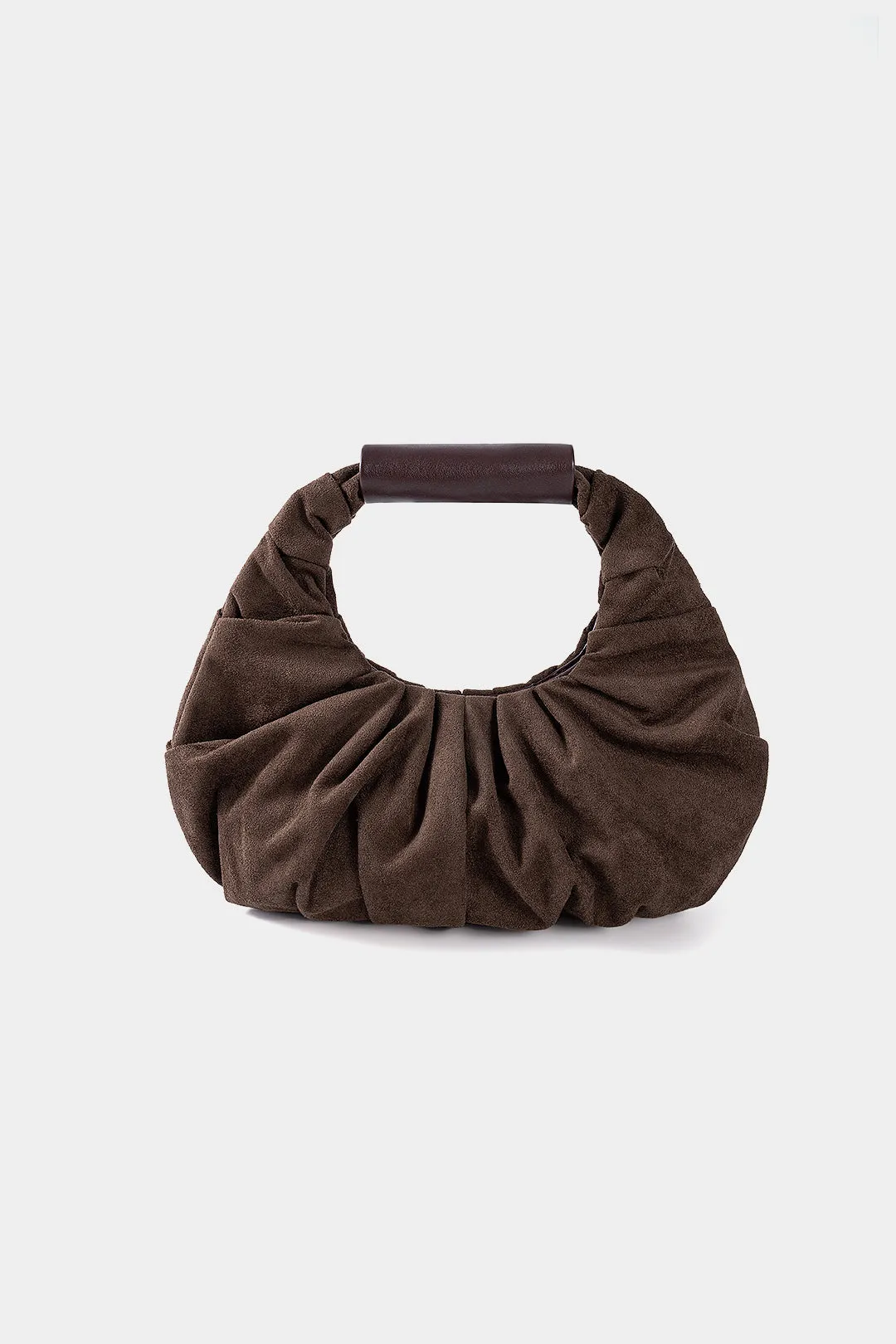 Soft Leather Pleated Suede Tote Bag sold by Micas
