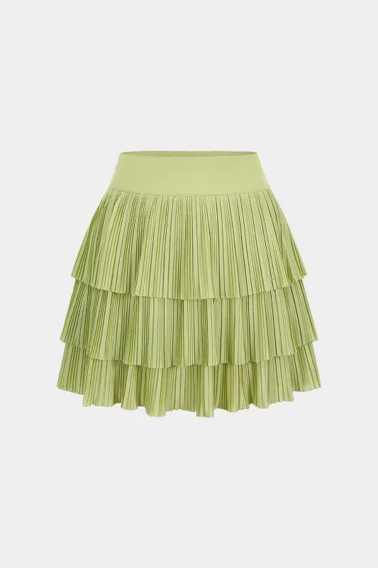Layered Pleated Skort sold by Micas