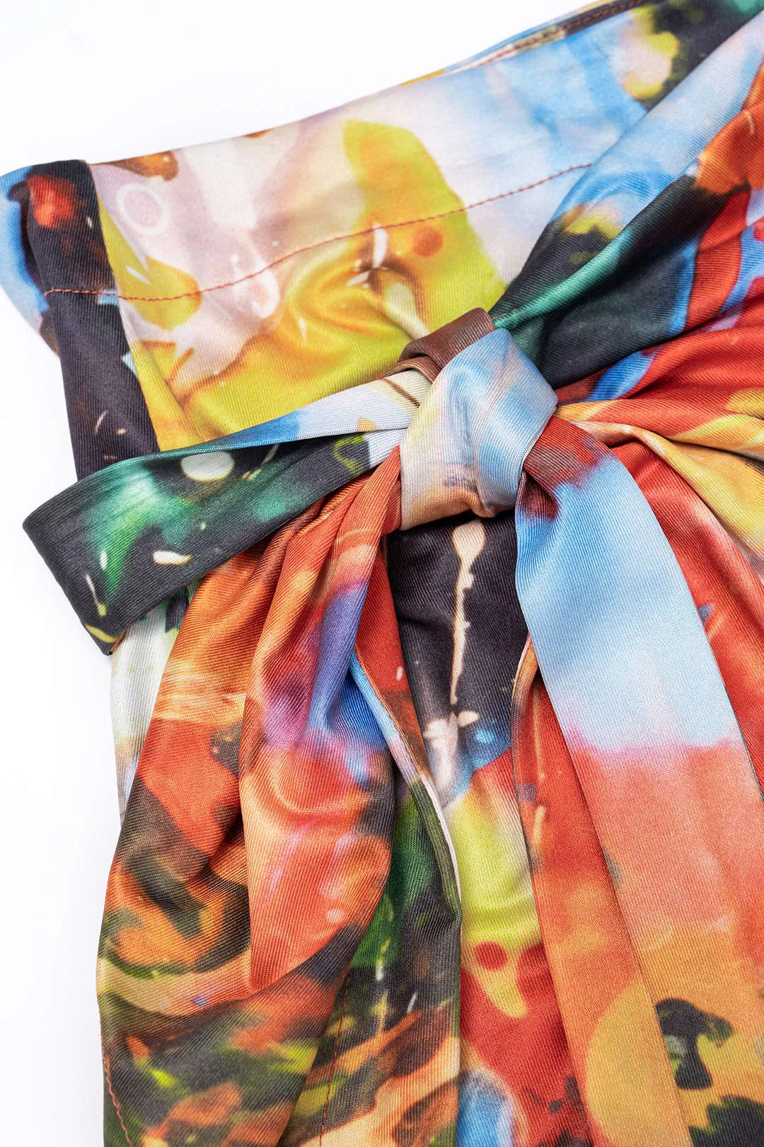 Floral Print Tie-Up Skirt sold by Micas product image thumbnail 3