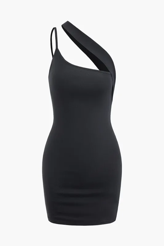 Asymmetrical Backless Sleeveless Mini Dress sold by Micas