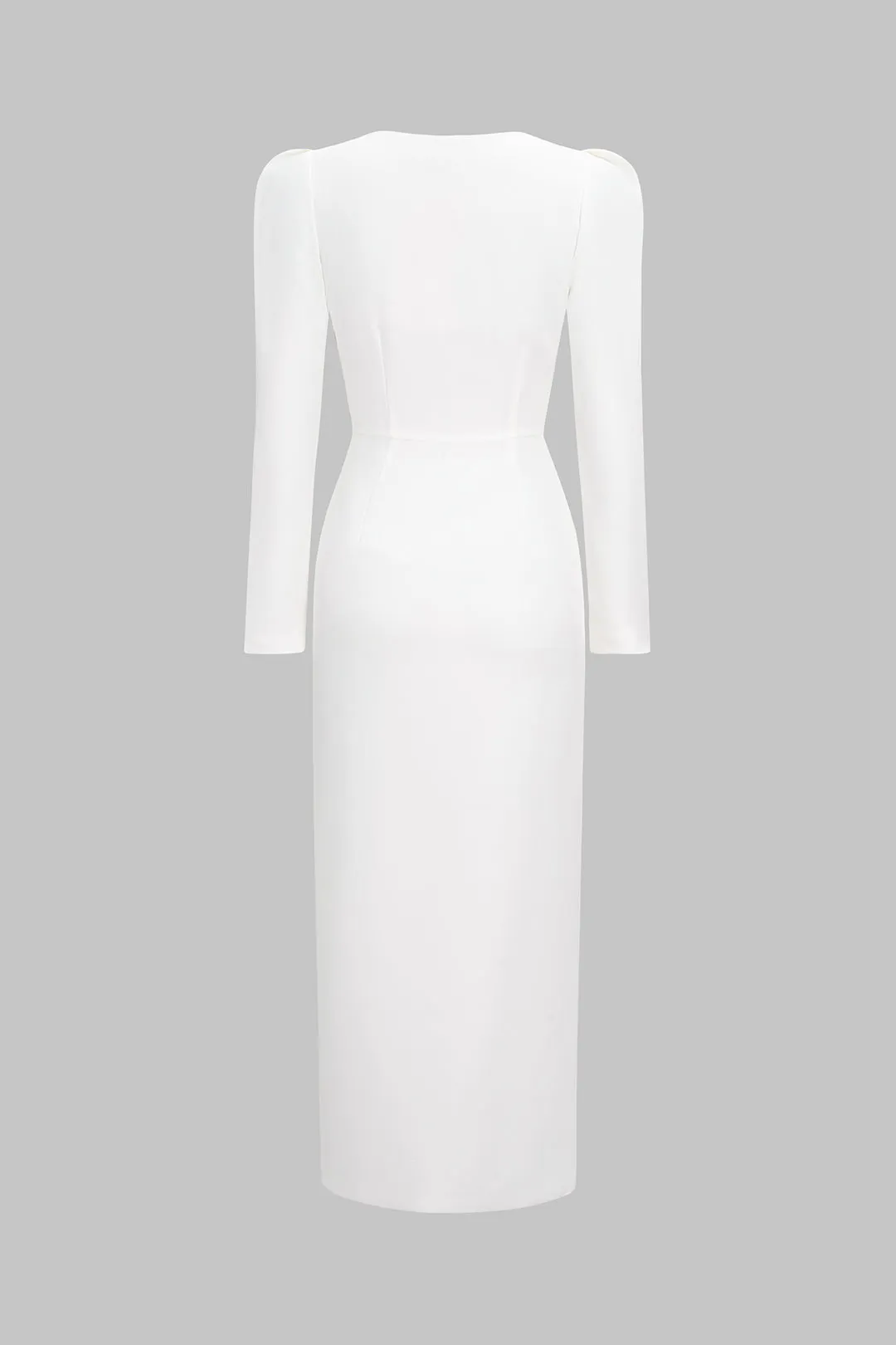 Round Neck Button Long Sleeve Maxi Dress sold by Micas product image thumbnail 2