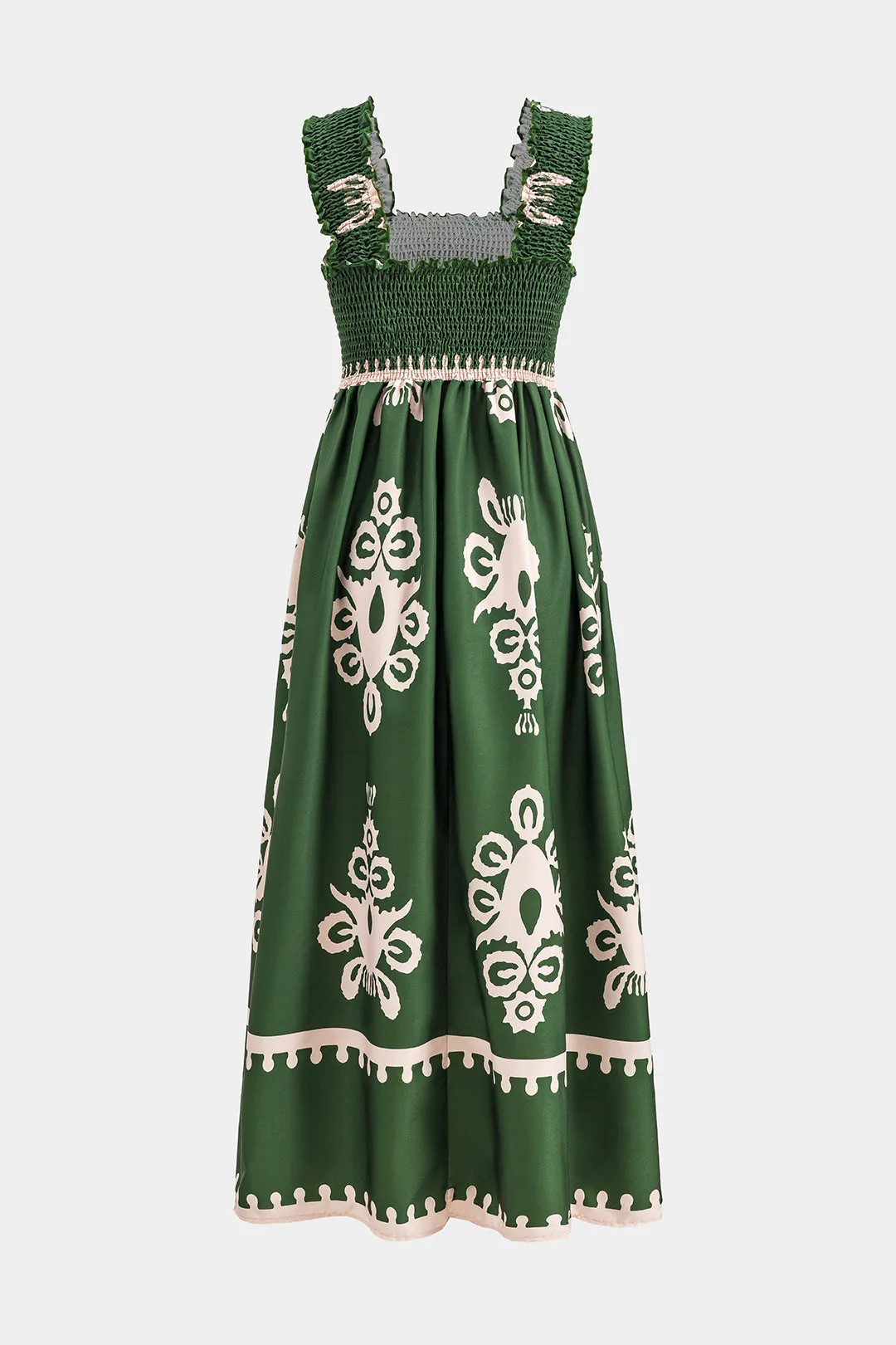 Shirred Strapless Sleeveless Maxi Dress sold by Micas product image thumbnail 2