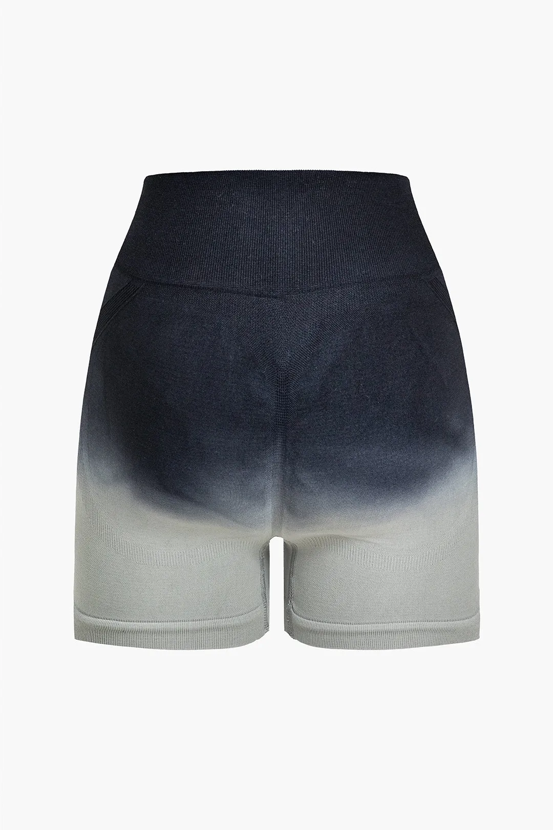 Ombre Print High-Waisted Shorts sold by Micas product image thumbnail 2