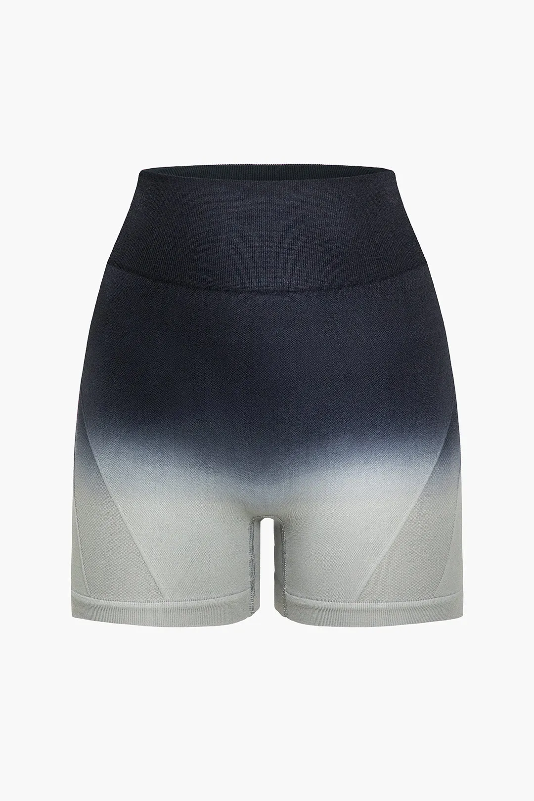 Ombre Print High-Waisted Shorts sold by Micas