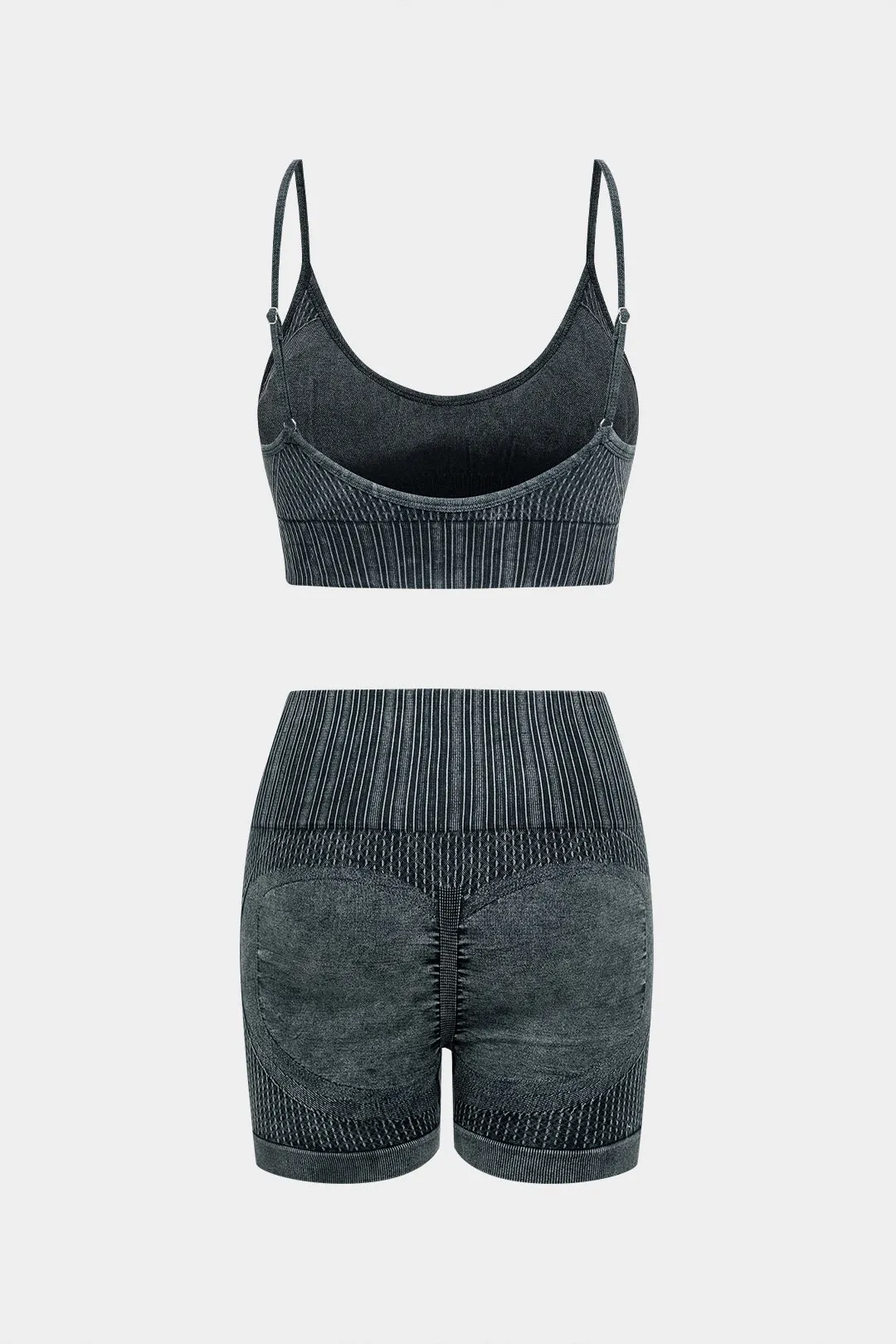 Solid Backless Cami Top And Shorts Set sold by Micas product image thumbnail 2