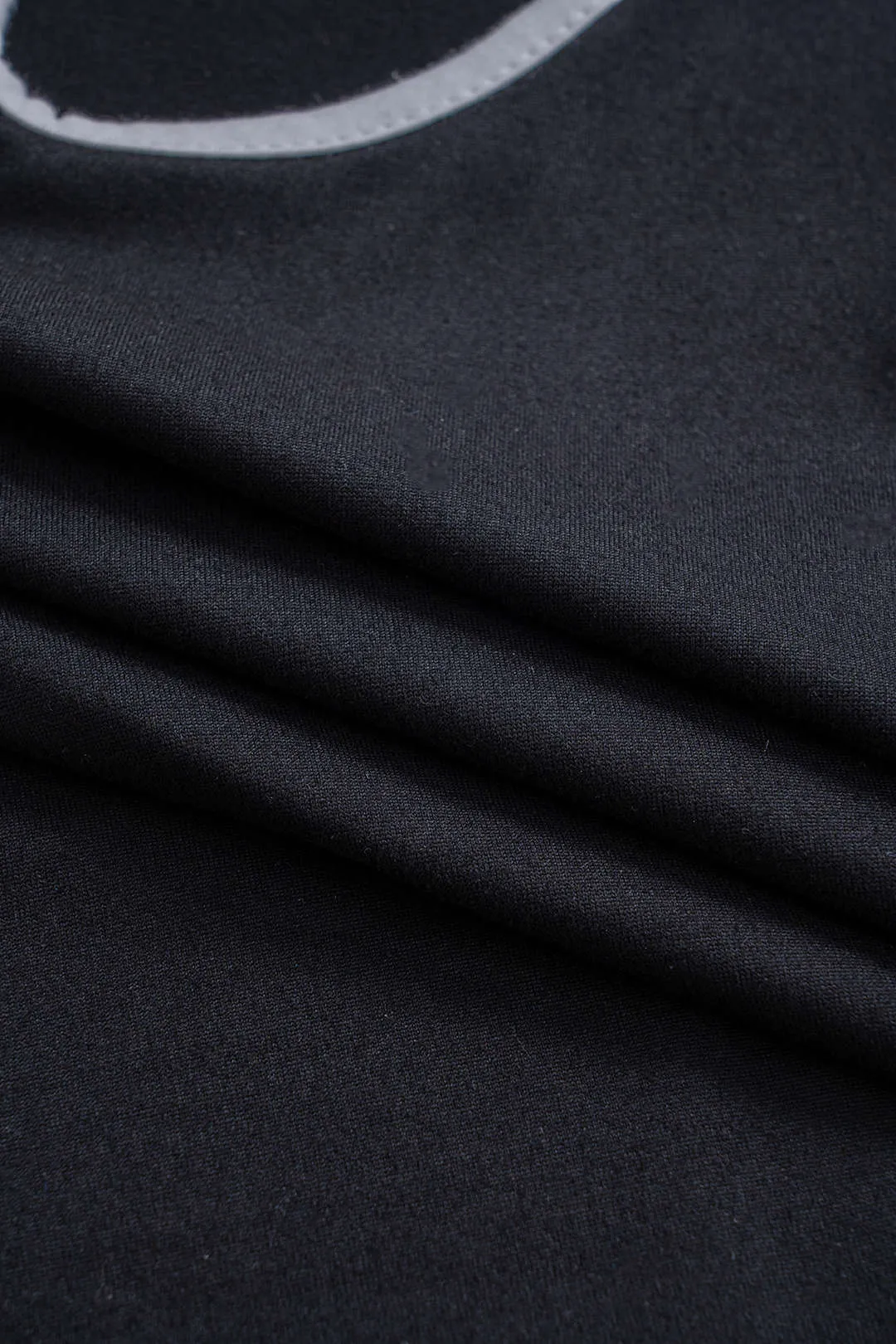 Contrast Cut Out Hollow Shoulder Short Sleeve T-Shirt sold by Micas product image thumbnail 4