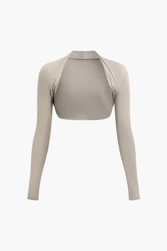 Solid Long Sleeve Sports Outerwear sold by Micas