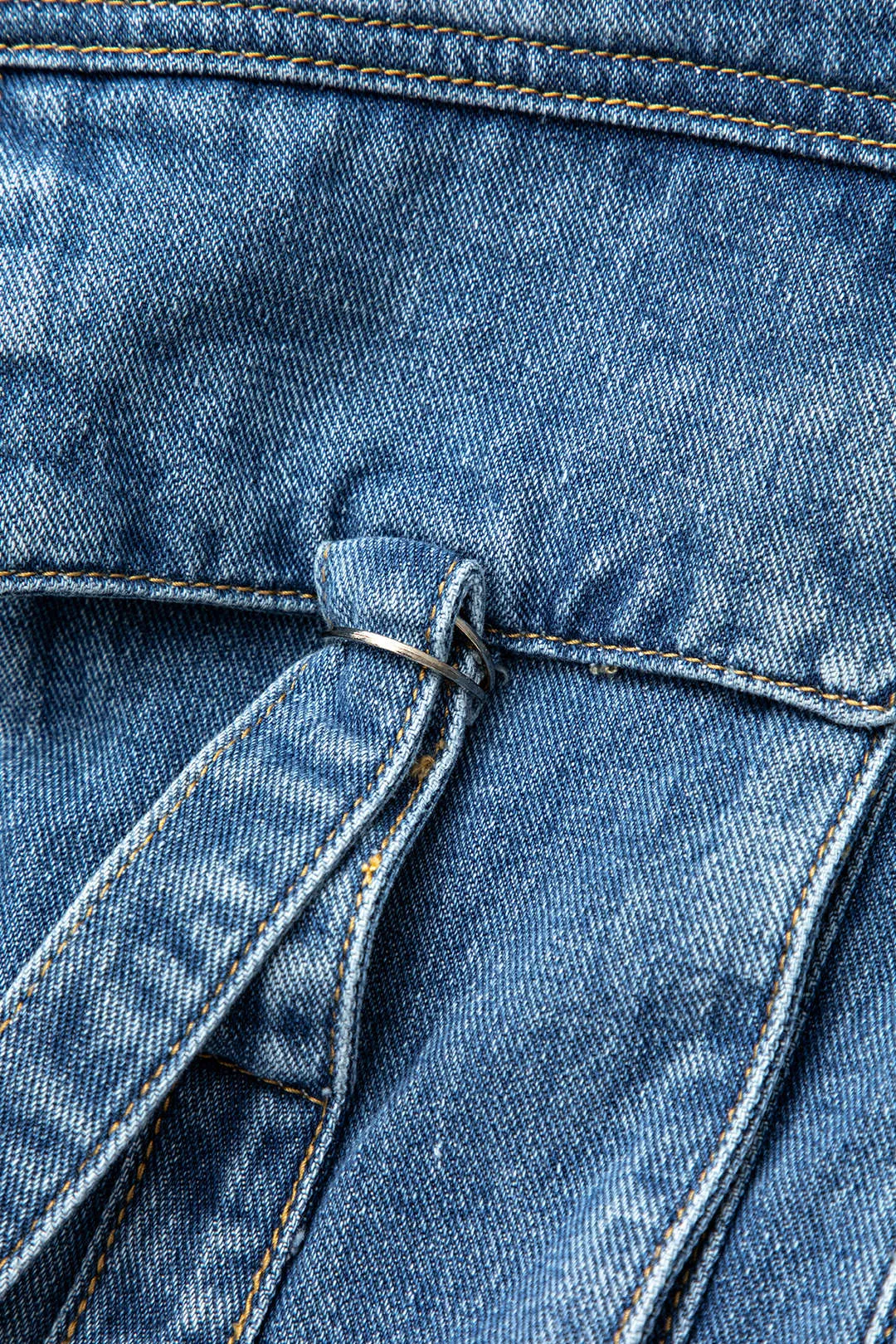 Denim Pocket Cropped Outerwear sold by Micas product image thumbnail 4
