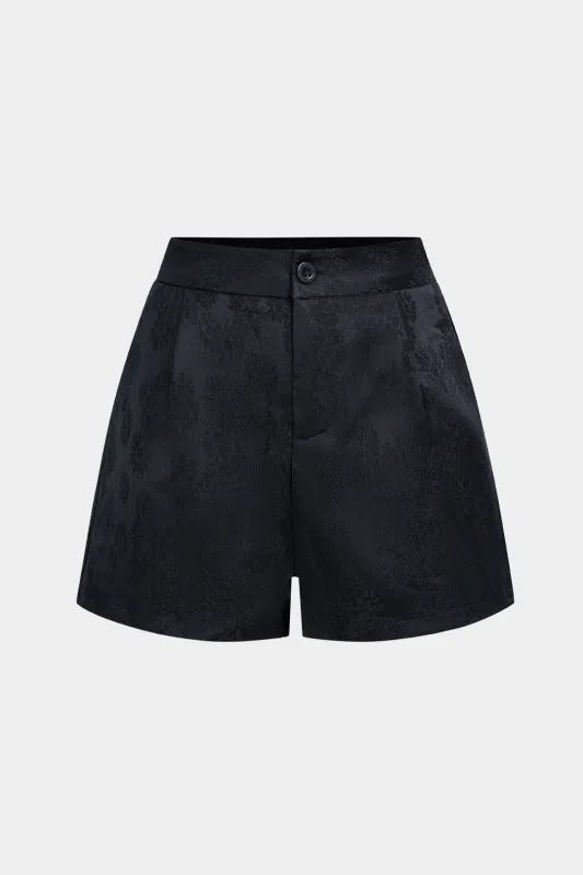 Jacquard High Waist Shorts sold by Micas