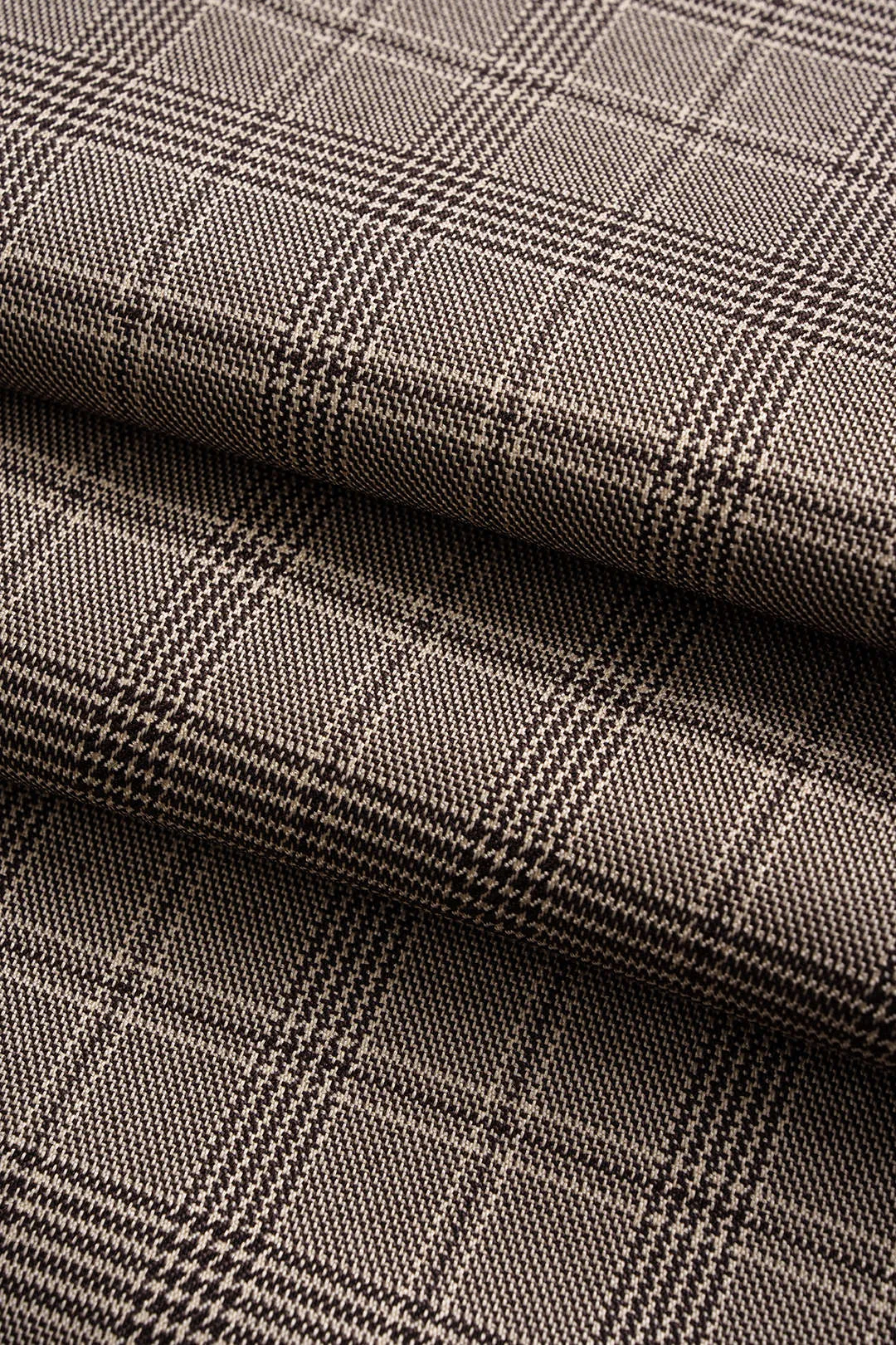 Plaid Print High Waist Barrel Pants sold by Micas product image thumbnail 4