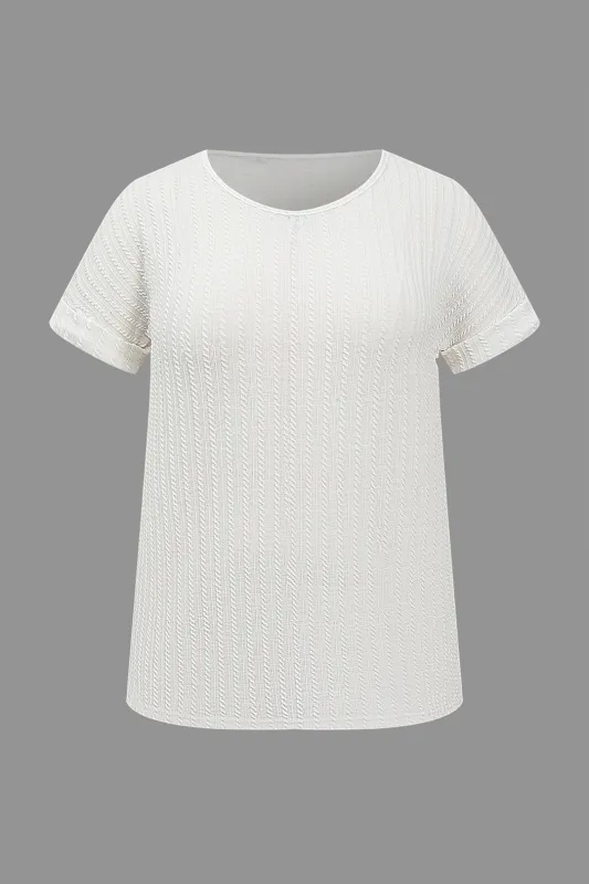 Plus Size Short Sleeve T-Shirt sold by Micas