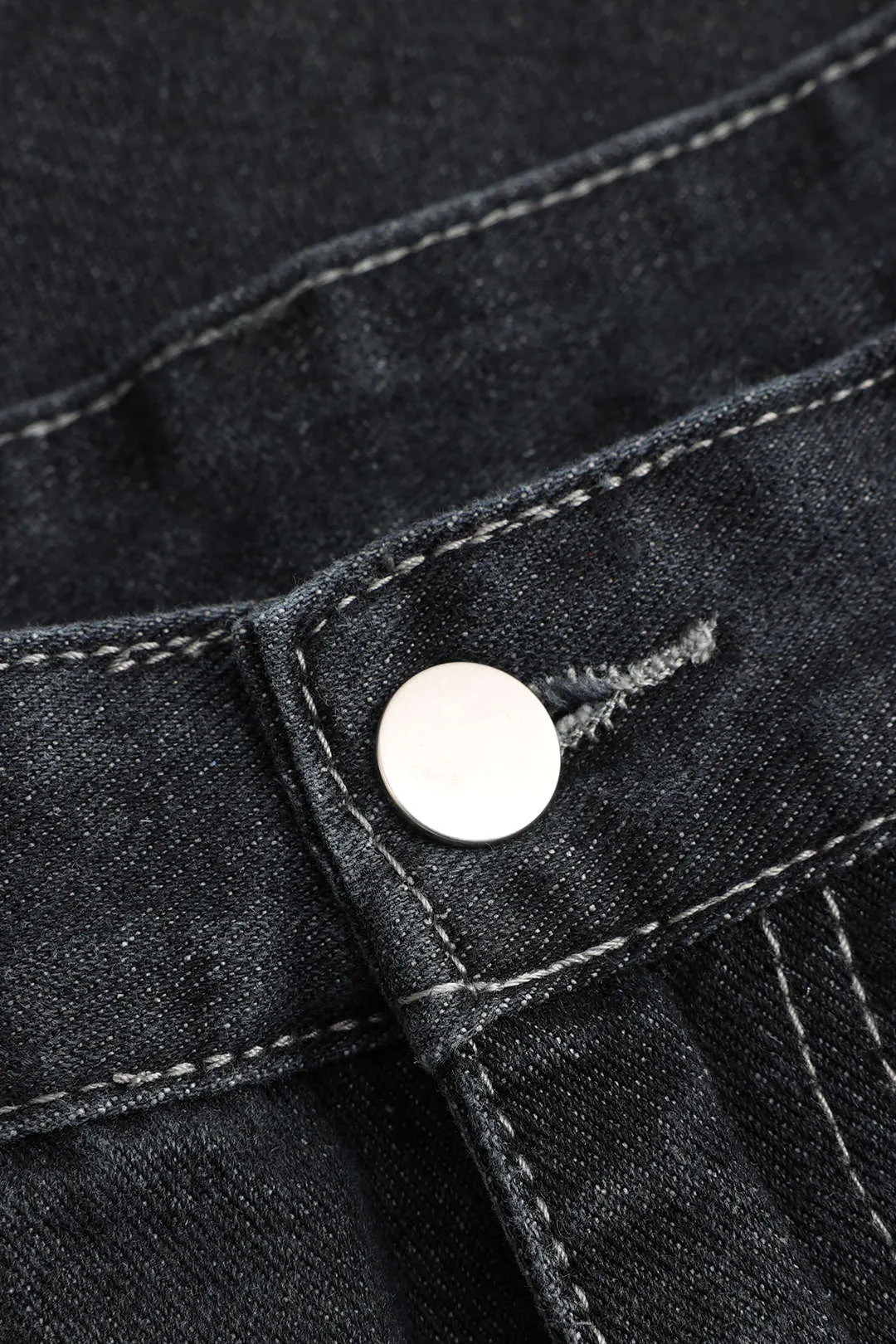 Denim Pocket Wide Leg Jeans sold by Micas product image thumbnail 3