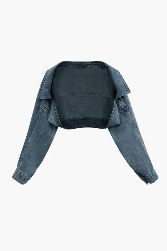 Denim High-Waist Outerwear sold by Micas