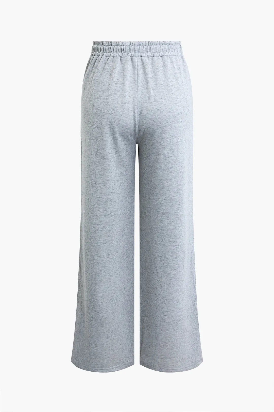 Solid Pleated Drawstring Pants sold by Micas product image thumbnail 2